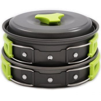MalloMe 10 Piece Camping Cookware Mess Kit MalloMe 10 Piece Camping Cookware Mess Kit