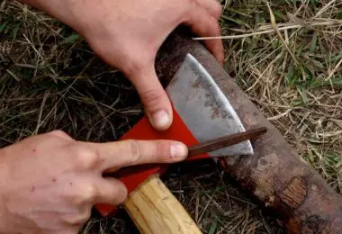 Sharpening an axe