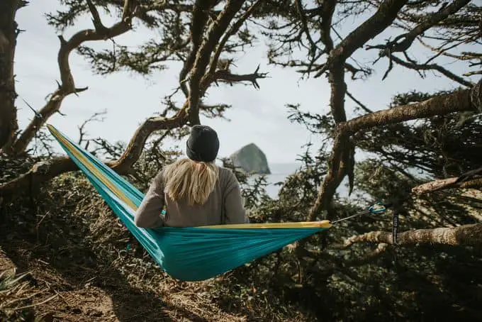 Comfort in hammock