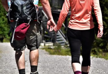 Hiking couple