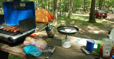 Backpacking frying pan