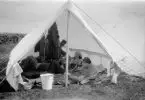 Makeshift tent