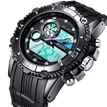 BINZI Big Face Sports Watch