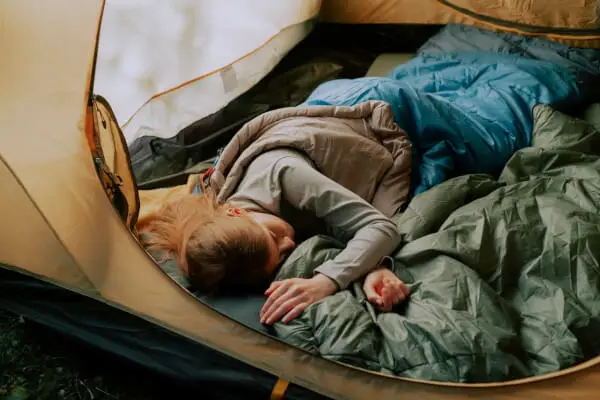 Tent sleeping bag